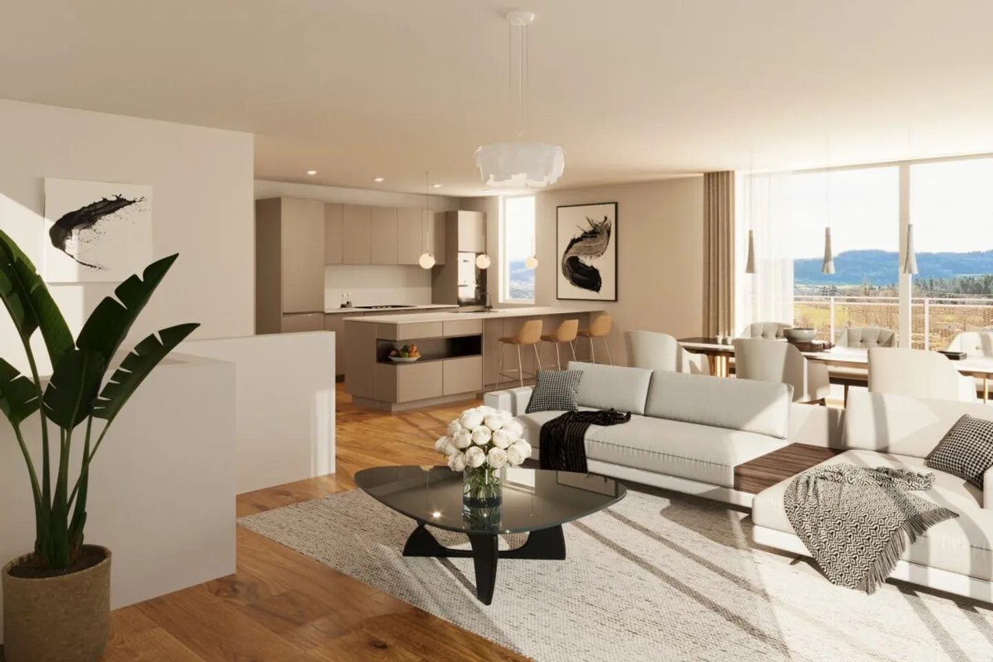 BELLA VISTA.CH - NUOVA COSTRUZIONE DI CLASSE EXTRA - APPARTAMENTO ATTICO - Foto 5 di 10