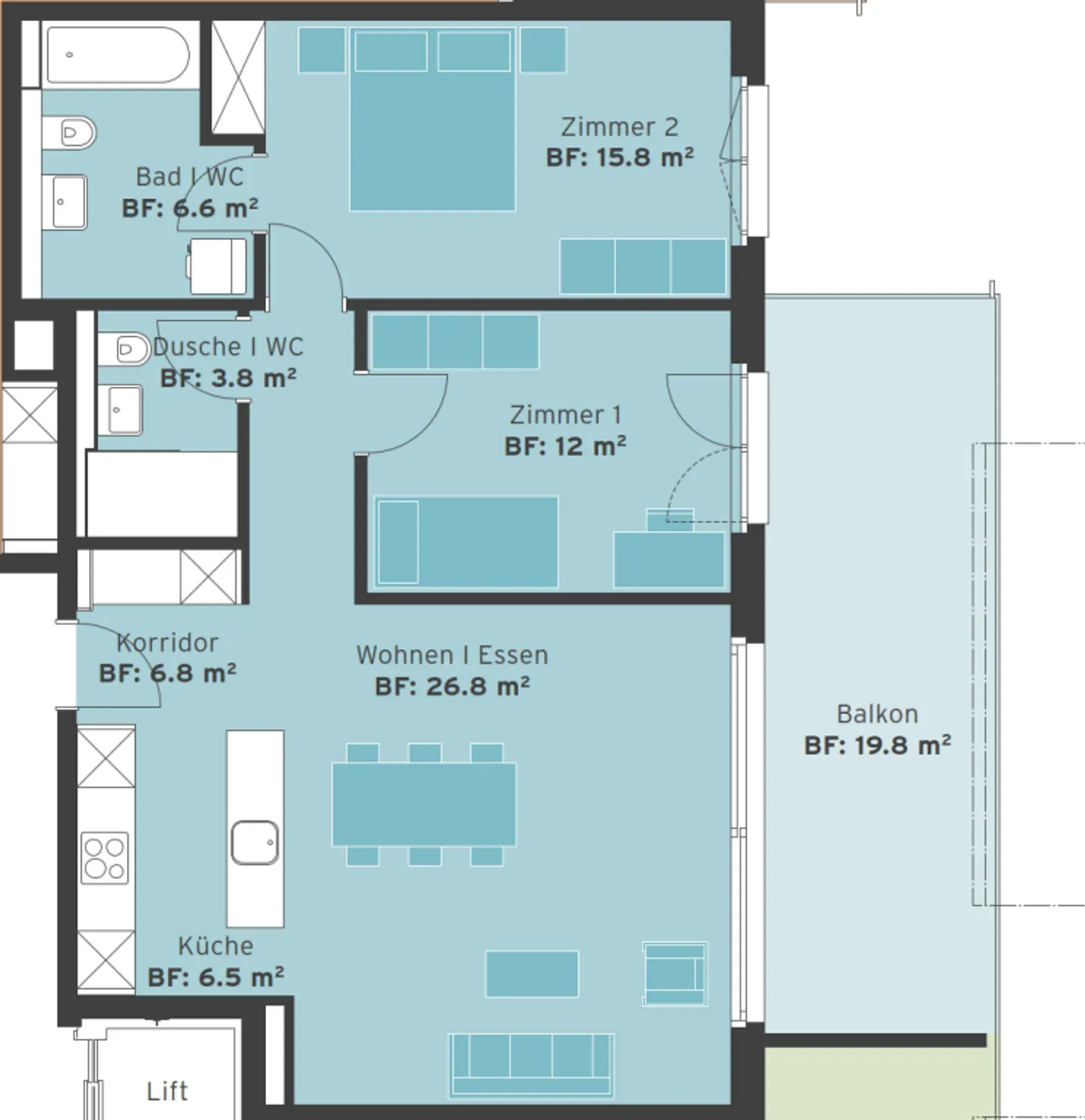 Looking for a perfect family apartment in the green? - Then you are in the right place! - Photo 7 of 7