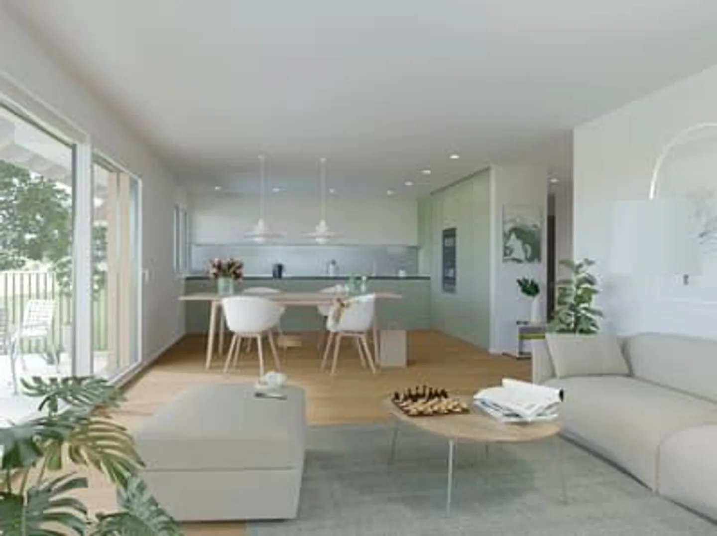 Appartement lumineux de 3,5 pièces au rez-de-chaussée - Photo 4 sur 5
