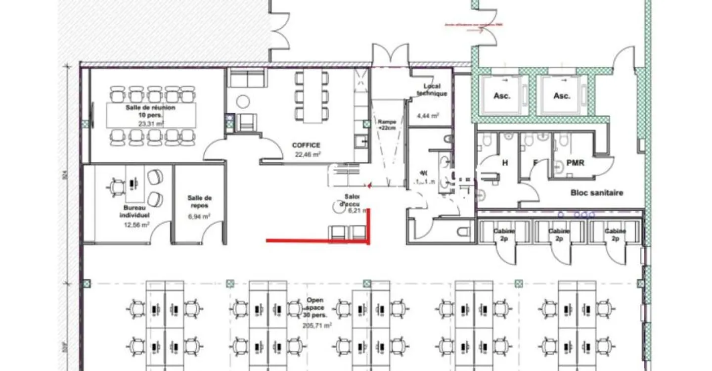 Thônex - Spazio commerciale di 303 m² in un edificio recente - Foto 9 di 9