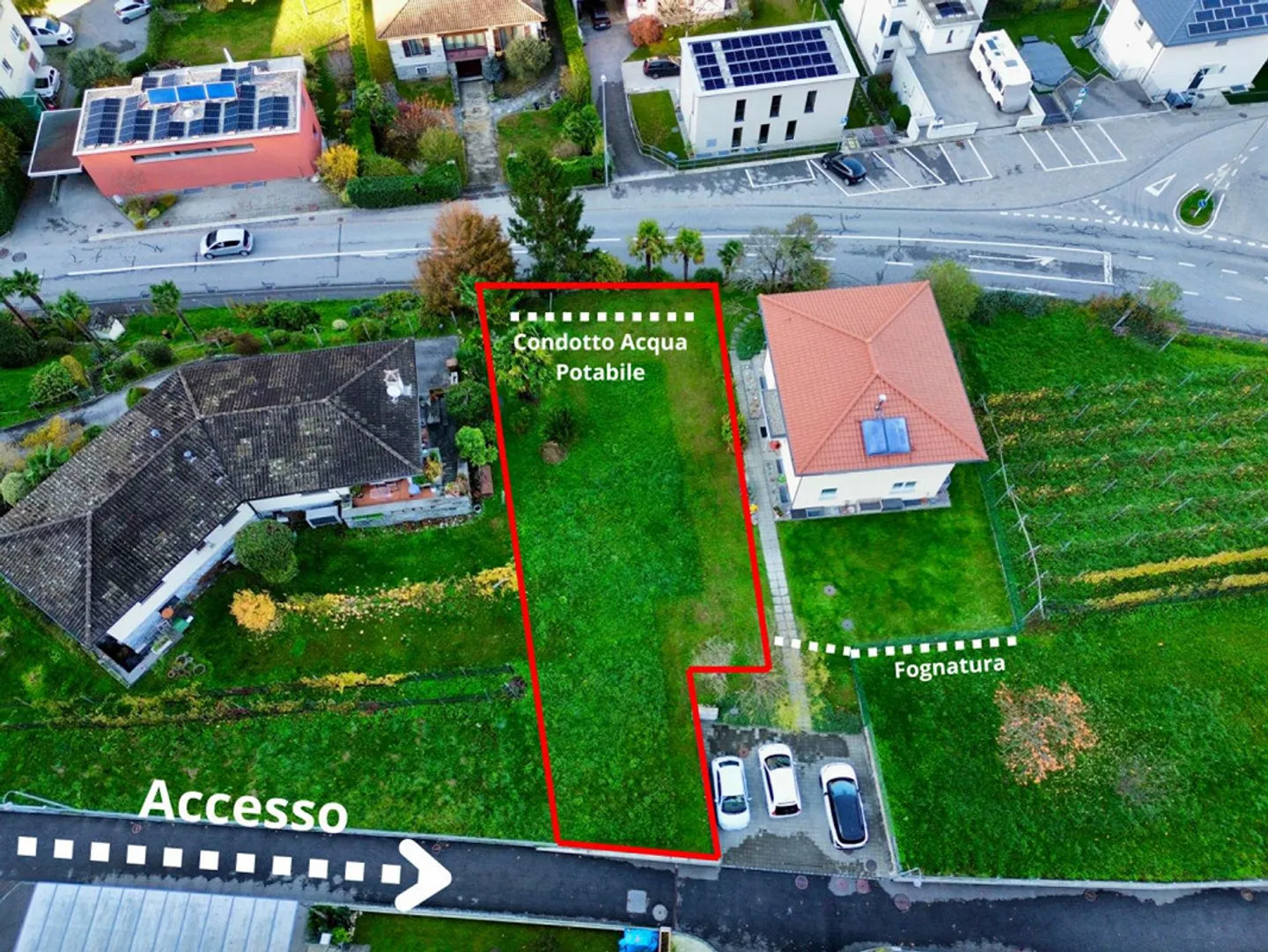 Terreno edificabile di 530 m2, con accesso diretto | 530 m2 Baugrundstück, mit direkter Zufahrt - Foto 2 di 2
