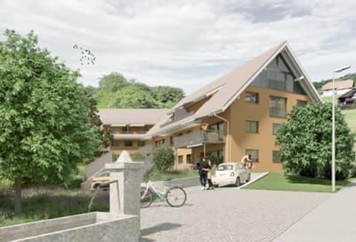 Modernes Duplex-Apartment in Hermrigen - Foto 1 von 4