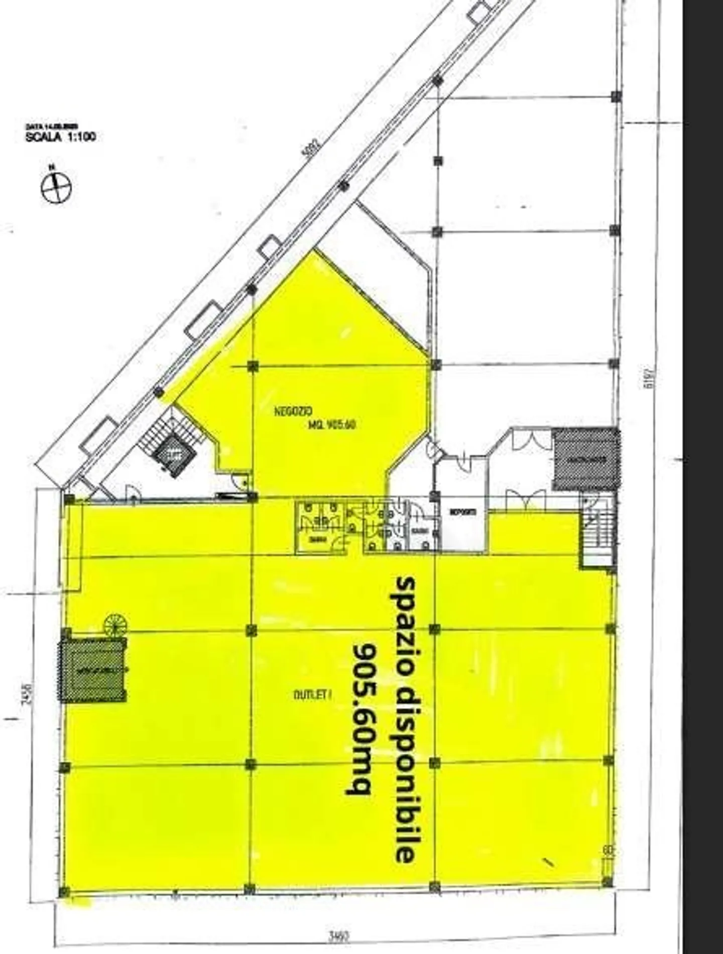 Zu vermieten Outlet Manno - Foto 3 von 3