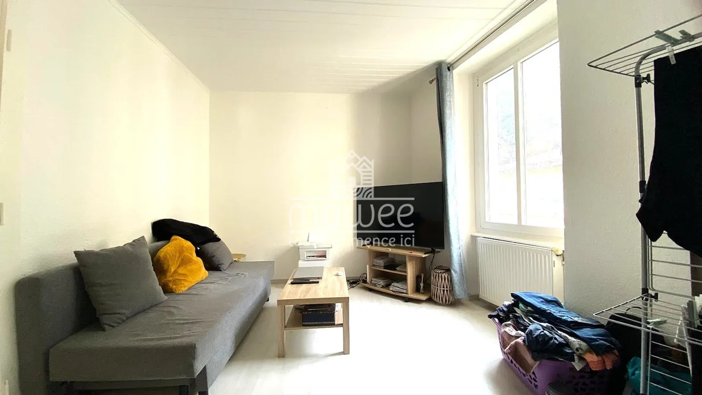 Appartement deux pièces rénové - Centre de Vernayaz - Photo 2 sur 5