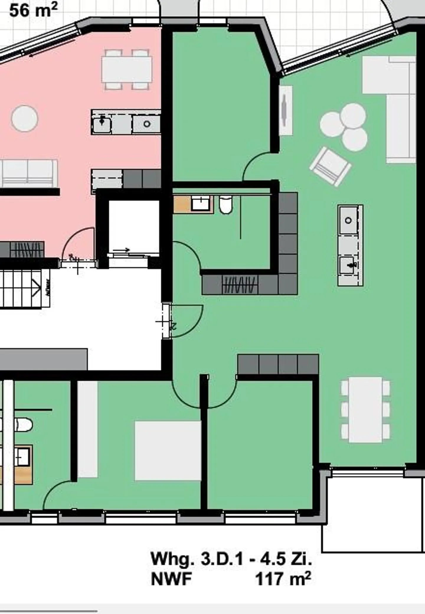 Moderne 4.5-Zimmer-Neubauwohnung an Toplage - Foto 8 von 8