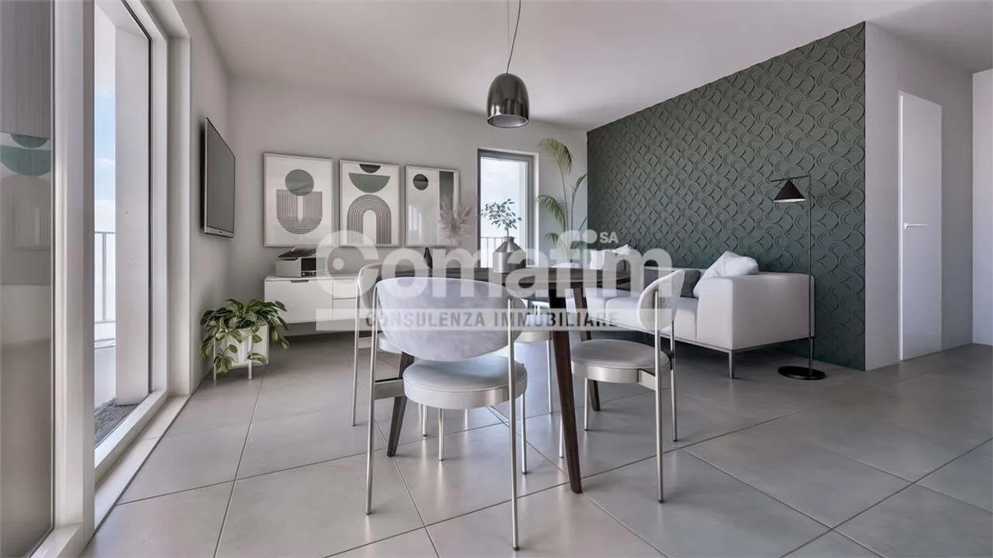 Accogliente 2.5 - Nuova Residenza - Agno - Foto 2 di 5