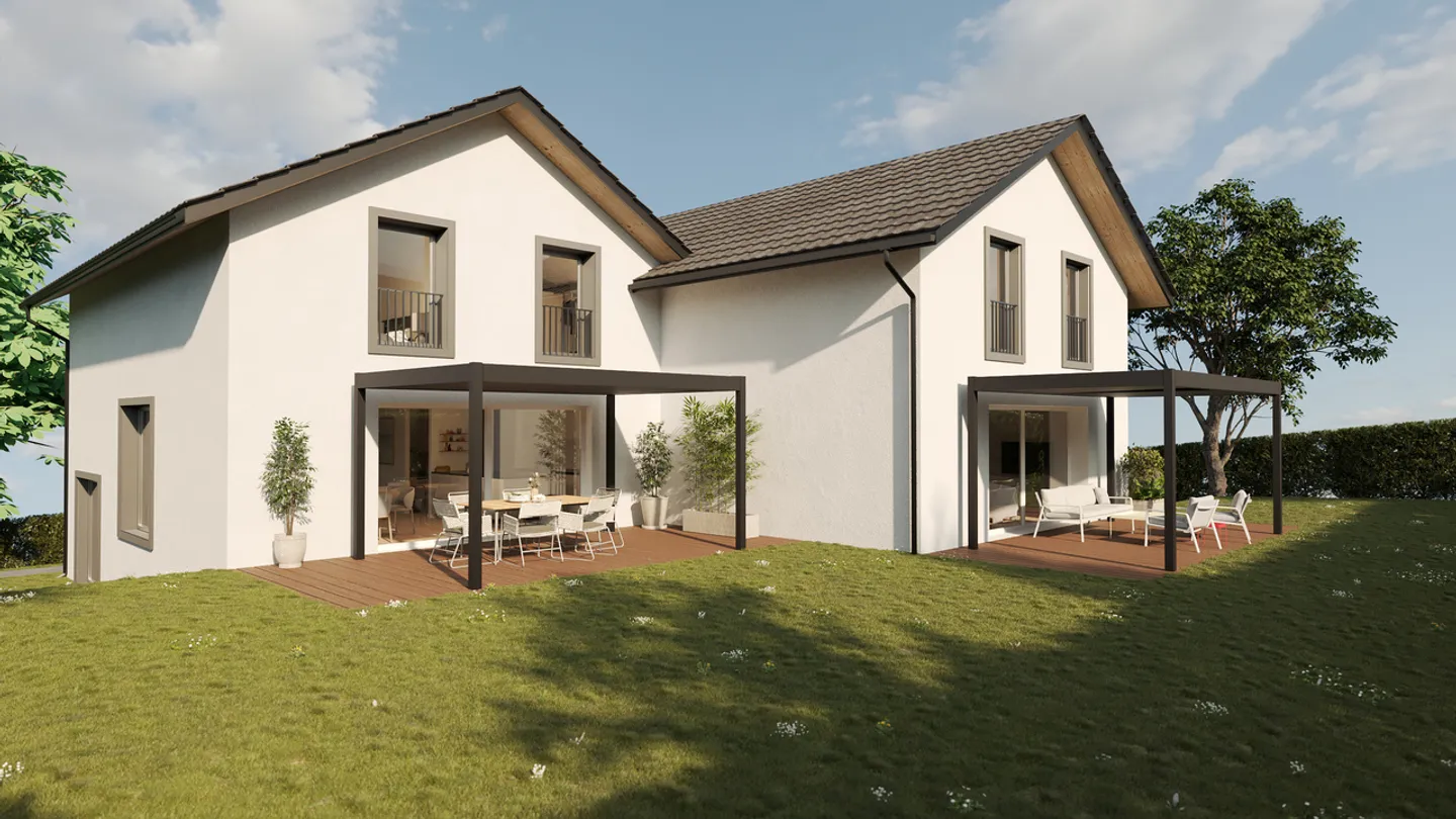 Font, zu verkaufen, 5.5-Zimmer-Reihenvilla, 118m2, 400m2 Grundstück - Foto 2 von 5