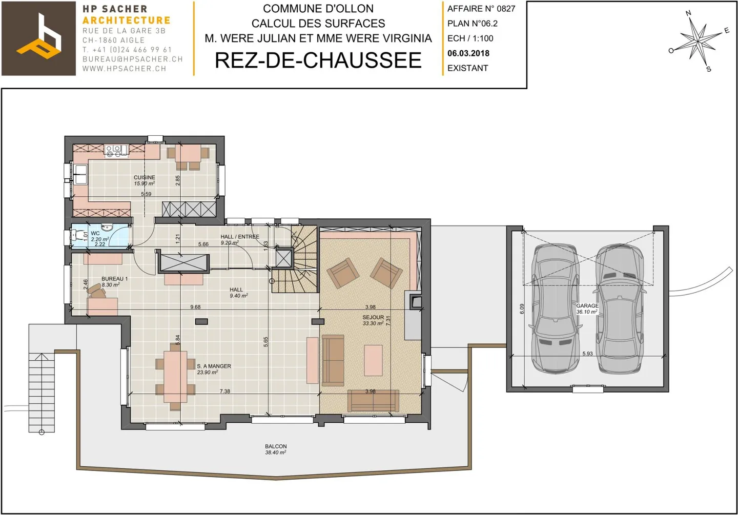 Chalet di 3 piani nel Domaine della residenza con vista panoramica sulle Alpi - Foto 29 di 29