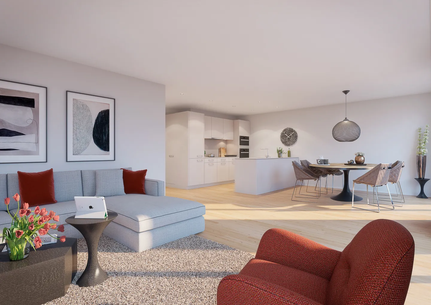 Newly built 3.5-room apartment in the Leuenfeld Center - Photo 2 of 5