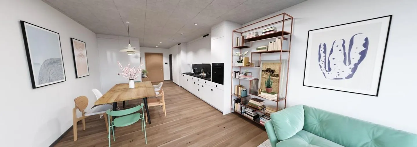 Modern 2.5-room apartment in Lokstadt - Photo 4 of 7