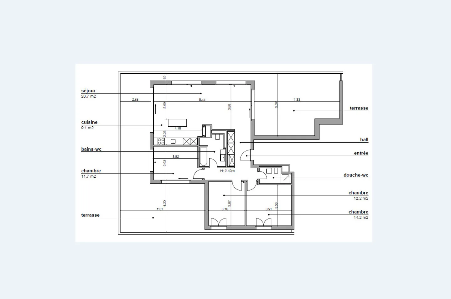 Appartement, 4.5 pièce(s) - Photo 2 sur 13