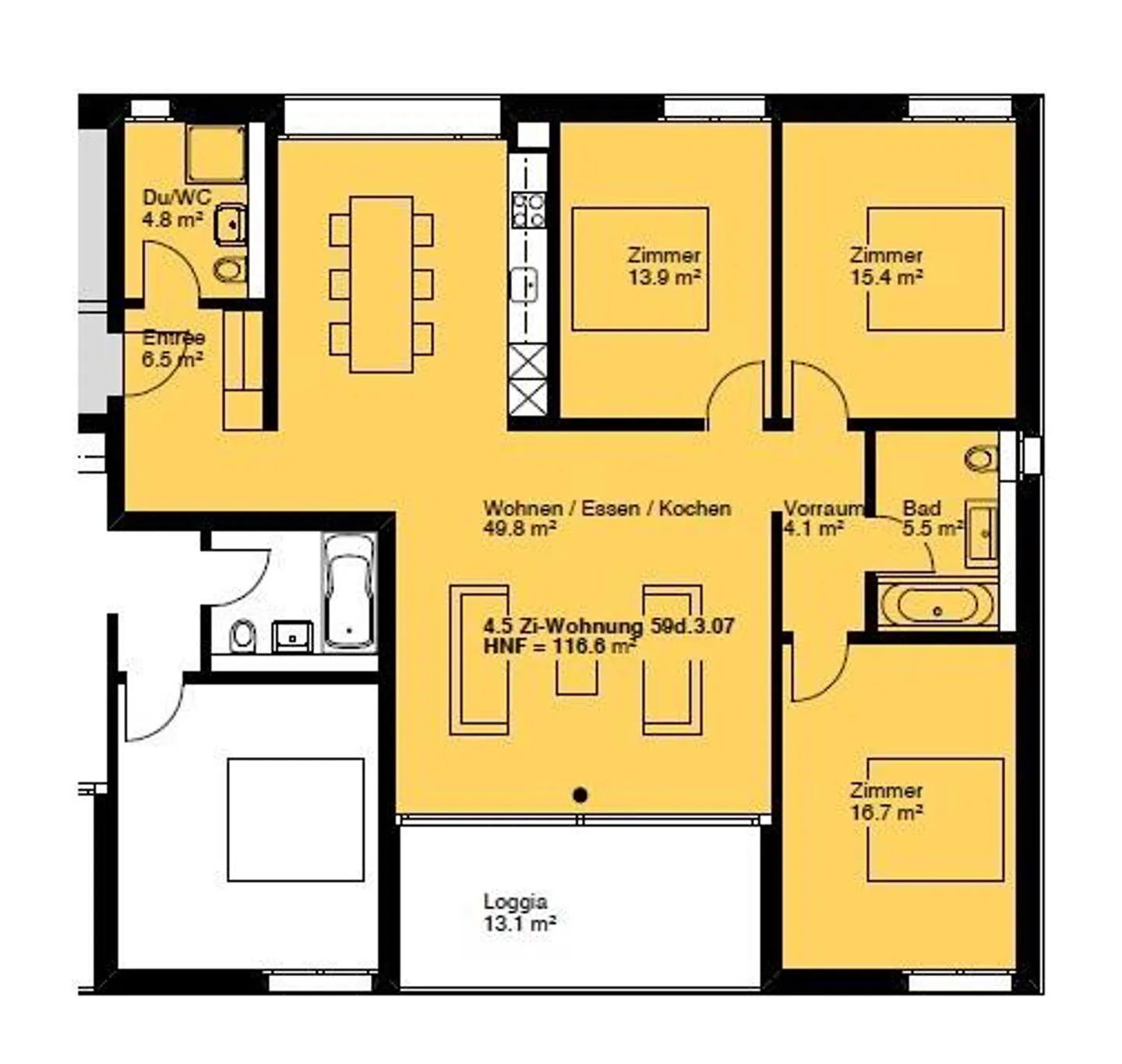 Your new home in Winterthur - beautiful 4.5-room apartment on the 2nd floor - Photo 7 of 7