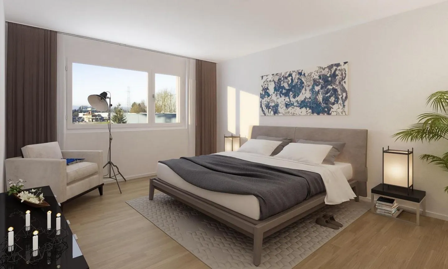 Moderne 4.5-Zimmerwohnung - Foto 2 von 4