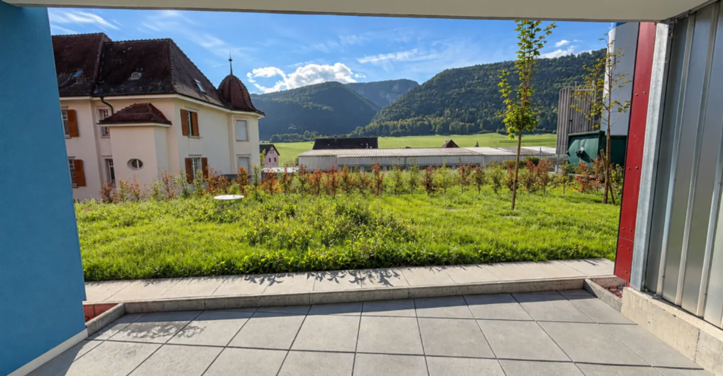Villeret, wunderschöne 3,5-Zimmer-Wohnung mit privatem Garten und Garage - Foto 10 von 10