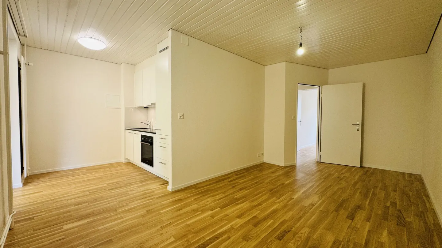 First occupancy 2.5-room apartment with own washing machine/tumble dryer, large balcony and cellar compartment - Photo 3 of 10
