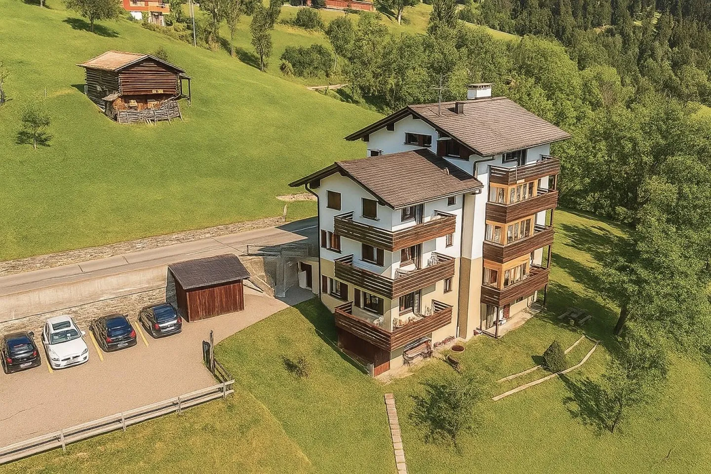 Eigentumswohnung mit Traum-Aussicht in Castiel, Gemeinde Arosa - Foto 1 von 12