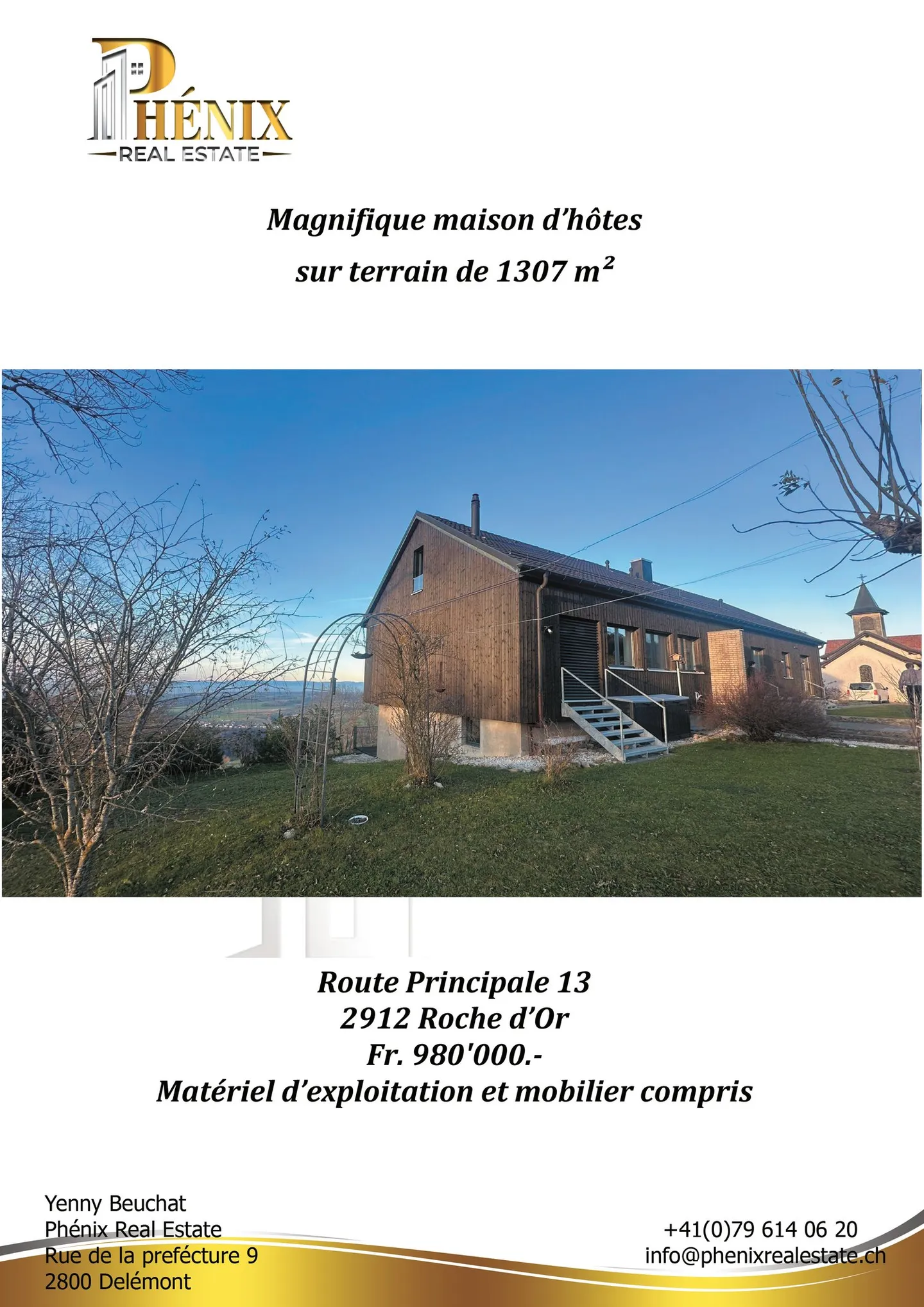 Magnifikes Einfamilienhaus mit 7 Zimmern in Roche-d'Or - Photo 1 of 9