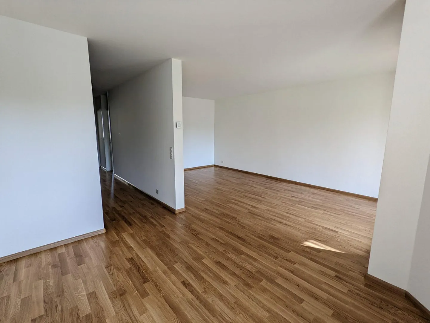 Grande appartement de 3,5 pièces (2ème étage) avec nouvelle cuisine, salle de bain/WC + WC séparé, 2 balcons - Photo 3 sur 13