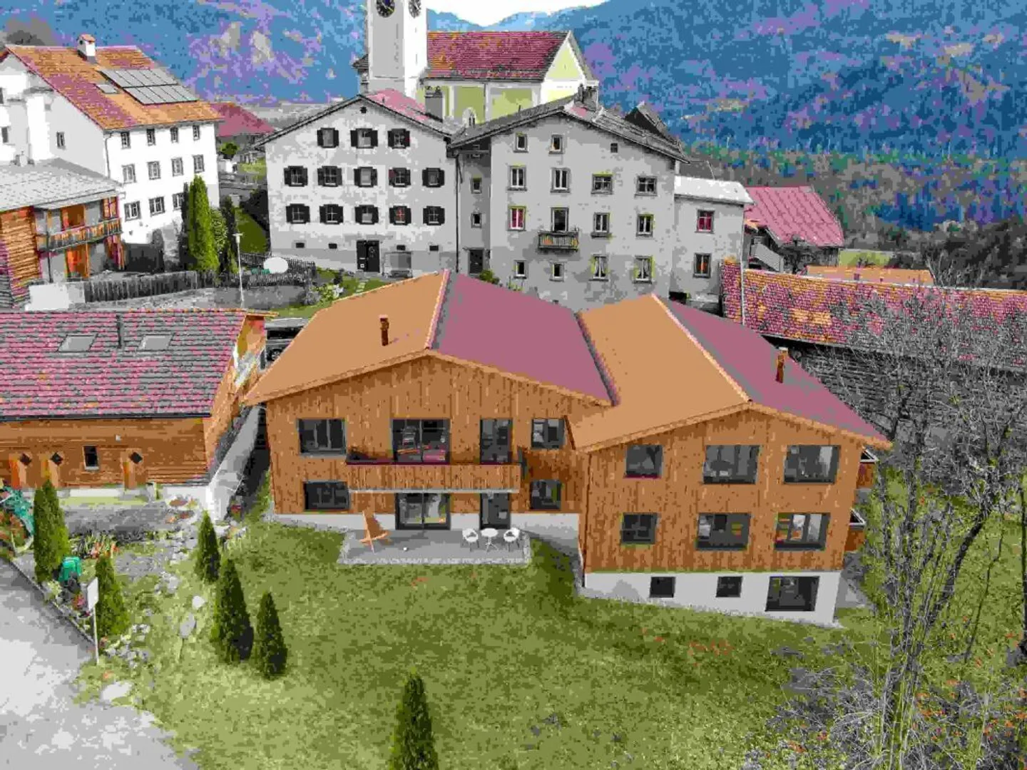 Approved new construction project with 7 housing units in an attractive location in Trin Dorf - Photo 1 of 2