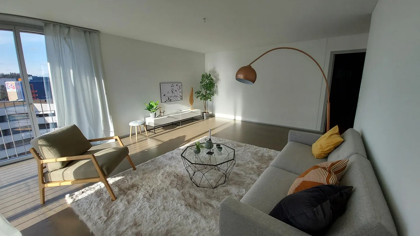 Hochwertige 2.5-Zimmerwohnung, Zentral - im Grünen - Foto 5 di 5