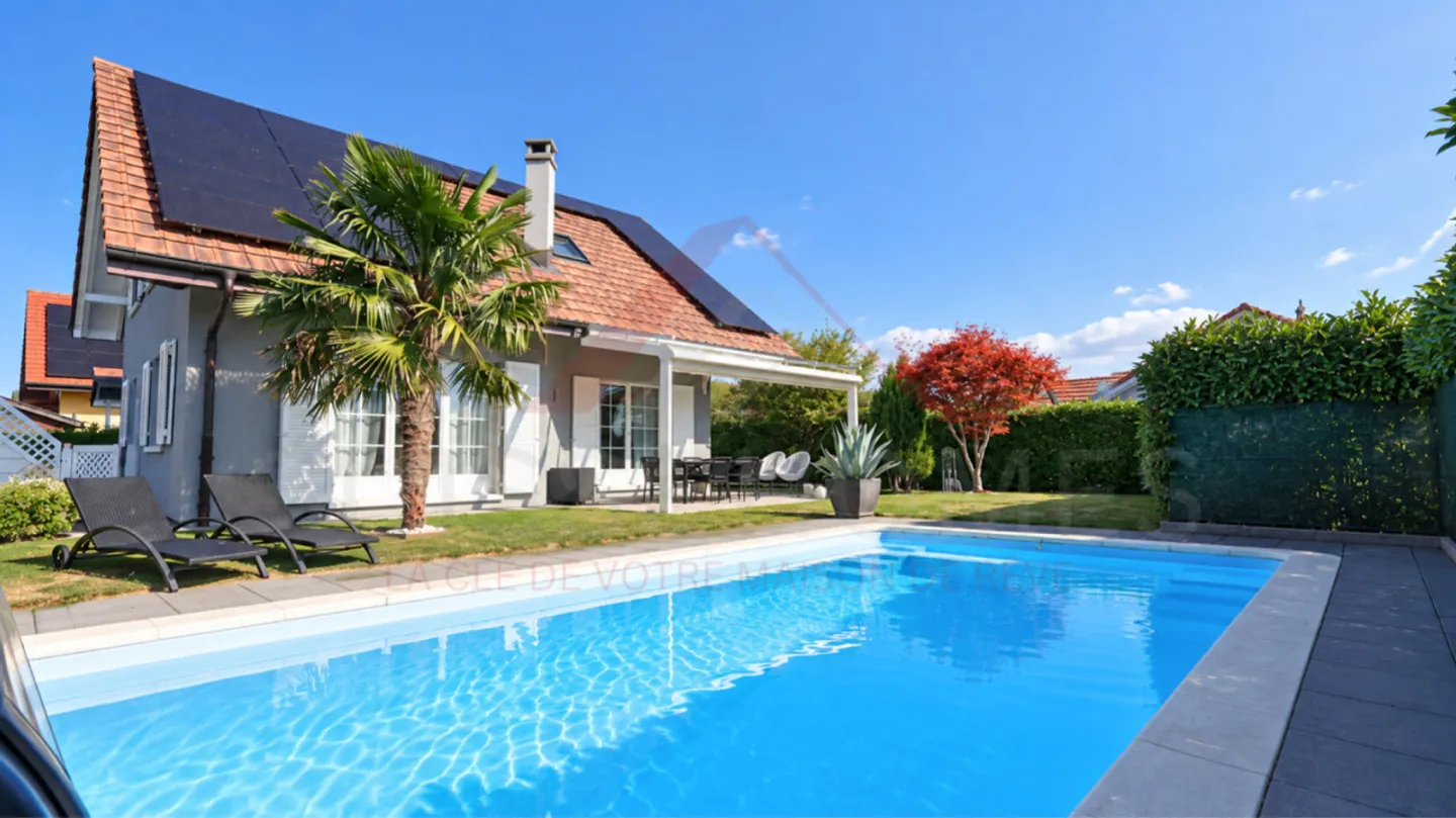 Renoviertes Einfamilienhaus mit 5,5 Zimmern, Pool, Photovoltaik und 4 Parkplätzen - Foto 4 von 18