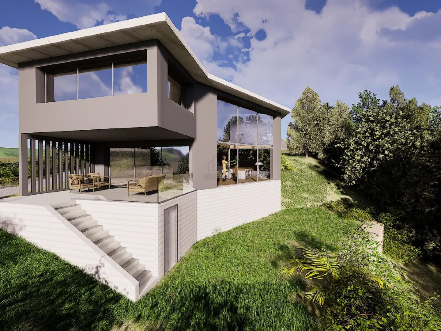 Projet approuvé pour votre nouvelle maison dans la nature - Photo 1 sur 5