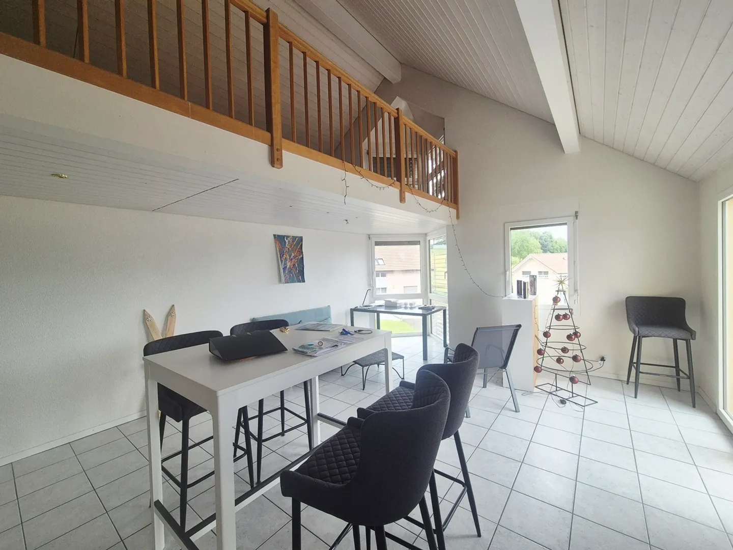 CHÂBLES / 2,5 Zimmer + Mezzanin mit Blick auf den See - Foto 6 von 13