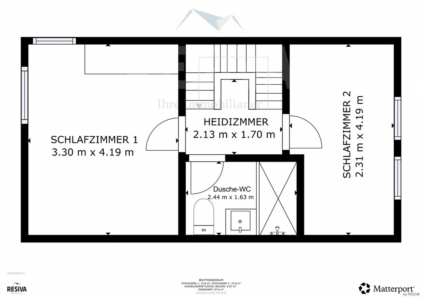 Appartamento duplex ristrutturato con balcone - elegante e centrale - Foto 5 di 34