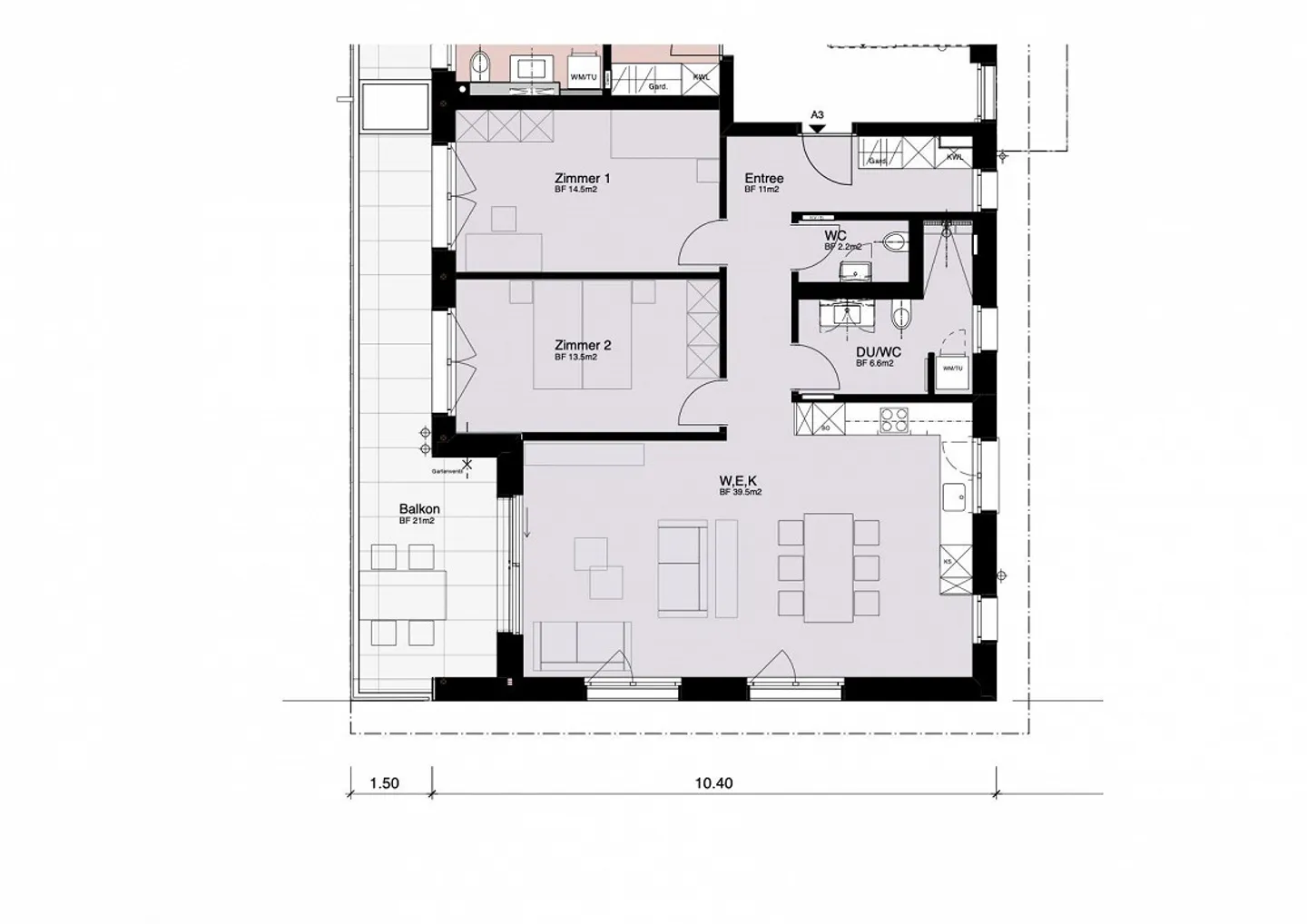 Vivere nel frutteto a Kirch-Dinhard - 3,5 e 2,5 stanze - Foto 7 di 7