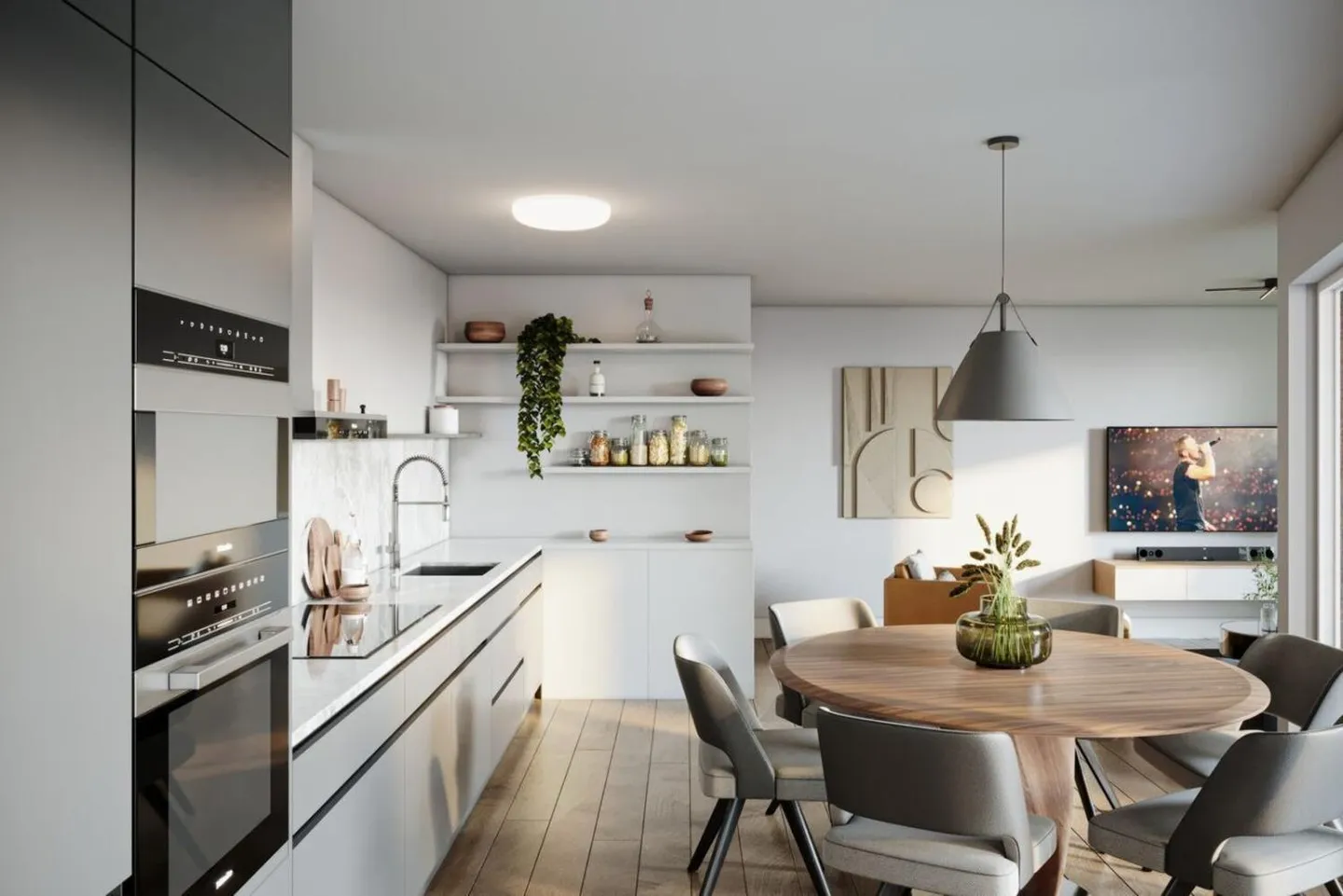 Modern family apartment with balcony - Photo 3 of 4