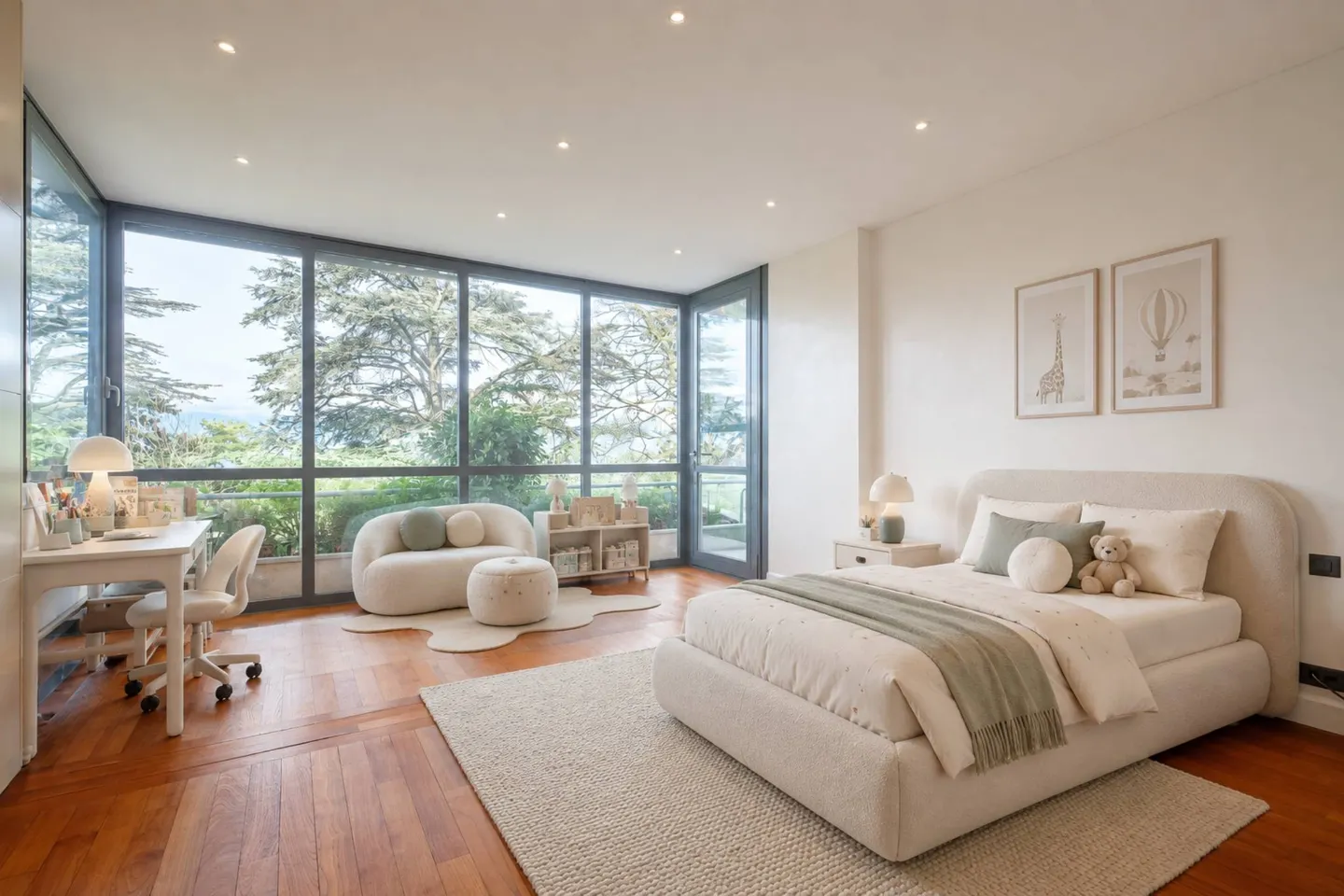 Magnifique appartement avec terrasse surplombant le lac - Foto 6 di 12