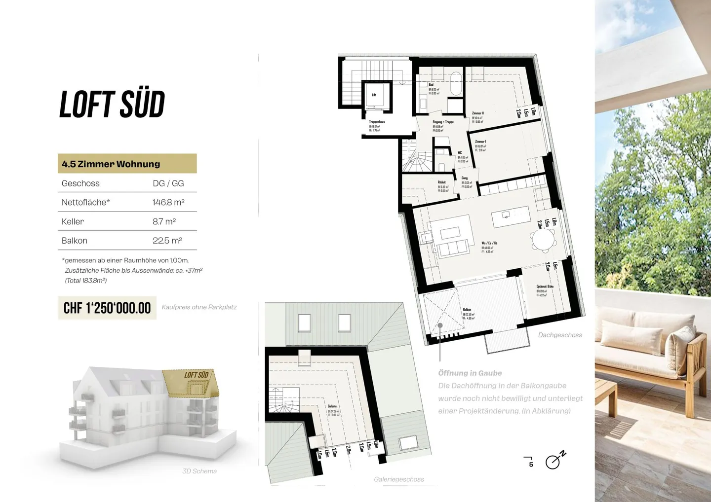 Appartement loft exclusif de 4,5 pièces - Photo 9 sur 14