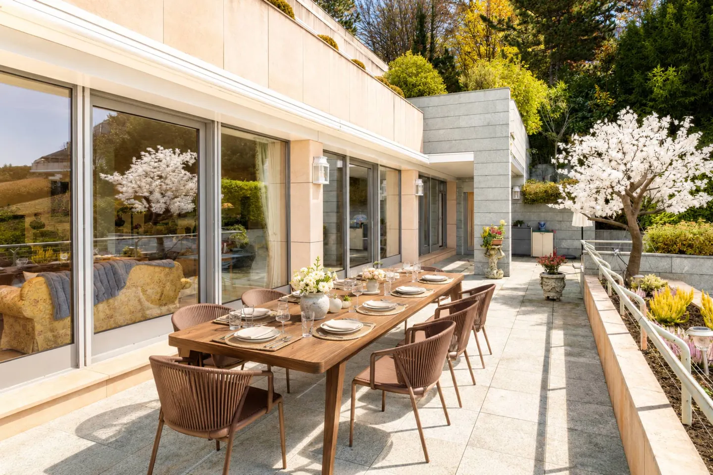 Magnifique appartement avec terrasse surplombant le lac - Foto 11 di 12