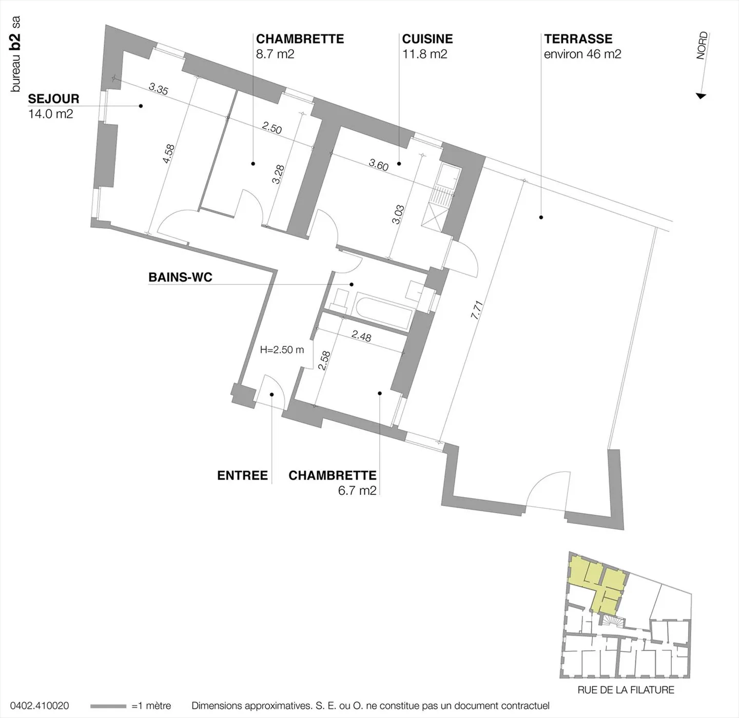 Appartement 3.5 pièces - Photo 1 sur 4