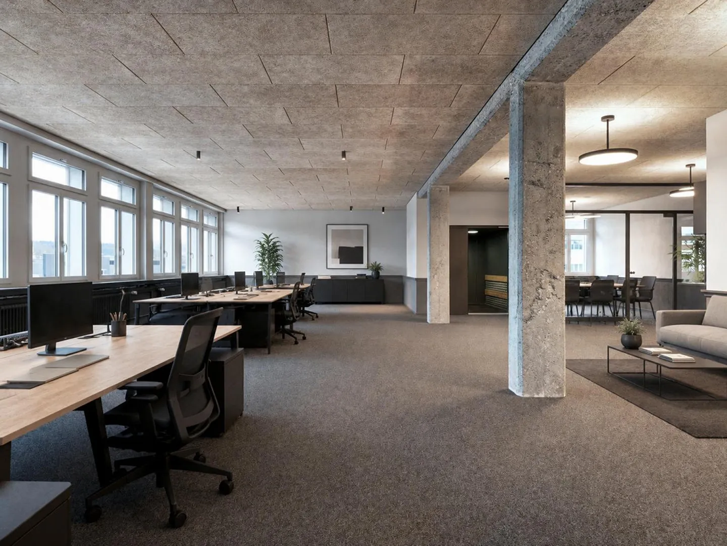 Première occupation : Bureau rénové de haute qualité avec terrasse spacieuse à... - Photo 2 sur 9
