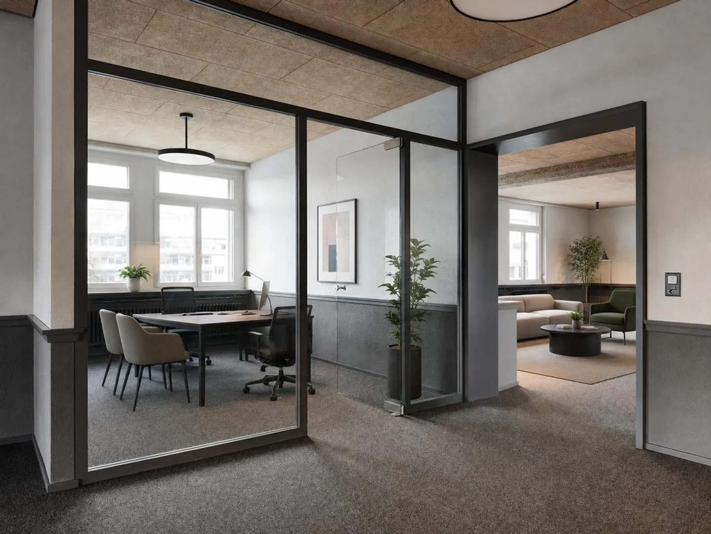 Première occupation : Bureau rénové de haute qualité avec terrasse spacieuse à... - Photo 4 sur 9