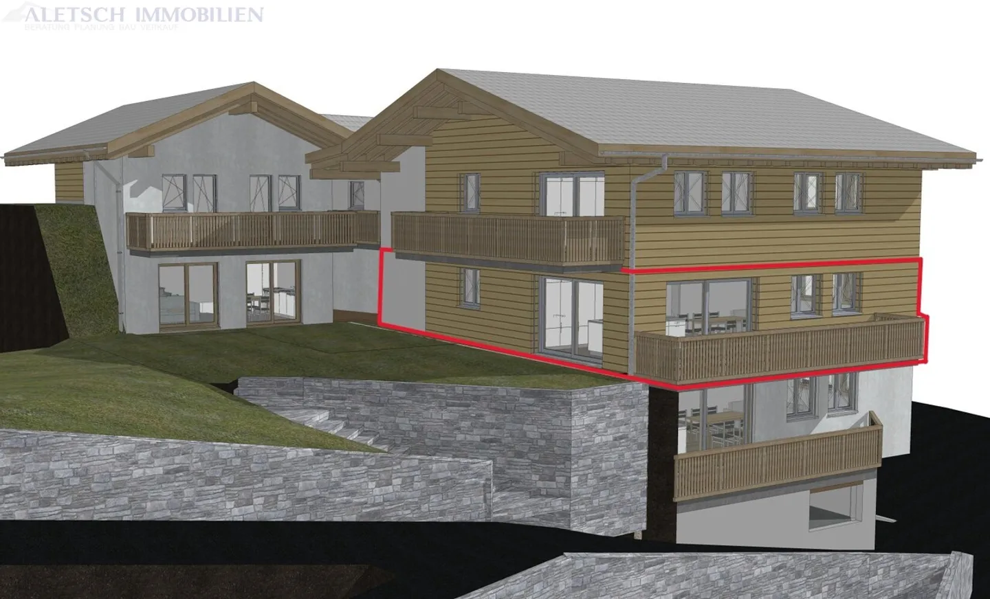 Vivere alpino a Fiesch – Appartamento 3.5 locali al 1° piano - Foto 1 di 2