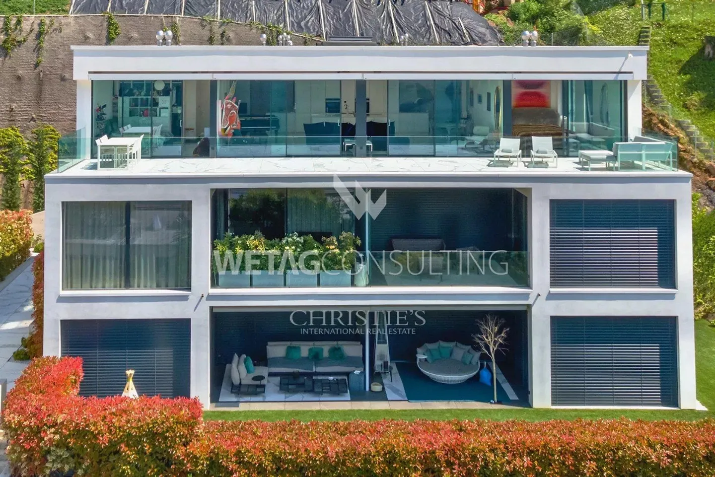 Penthouse moderne avec grande terrasse et vue imprenable sur le lac à Lu... - Photo 10 sur 10