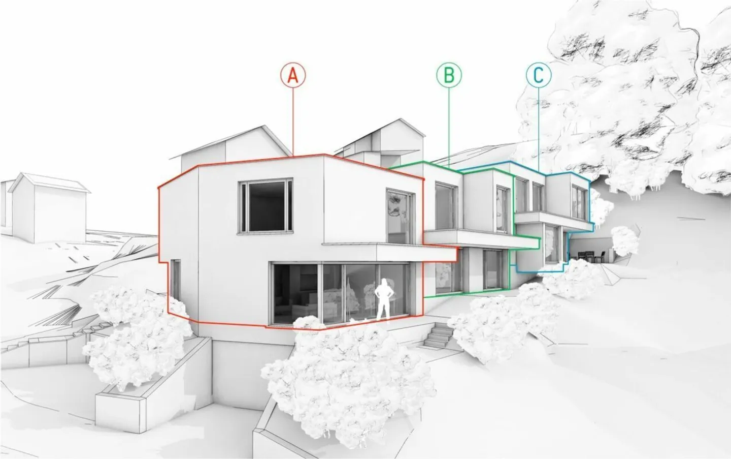 Stilvolles Reihenhaus mit urbanem Flair - Foto 3 von 6
