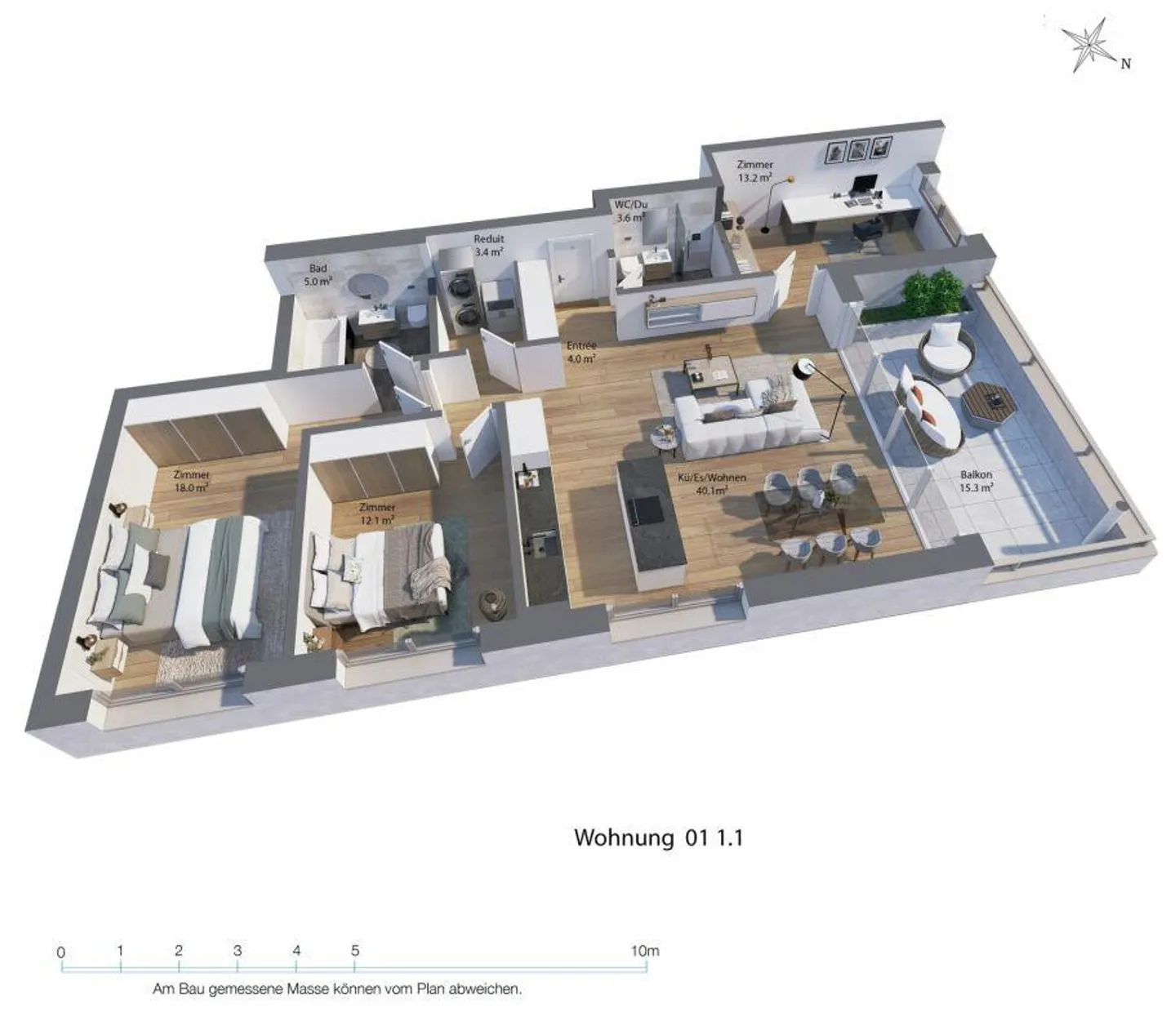 Appartamento 4.5 stanze B 1.1 - Foto 14 di 14