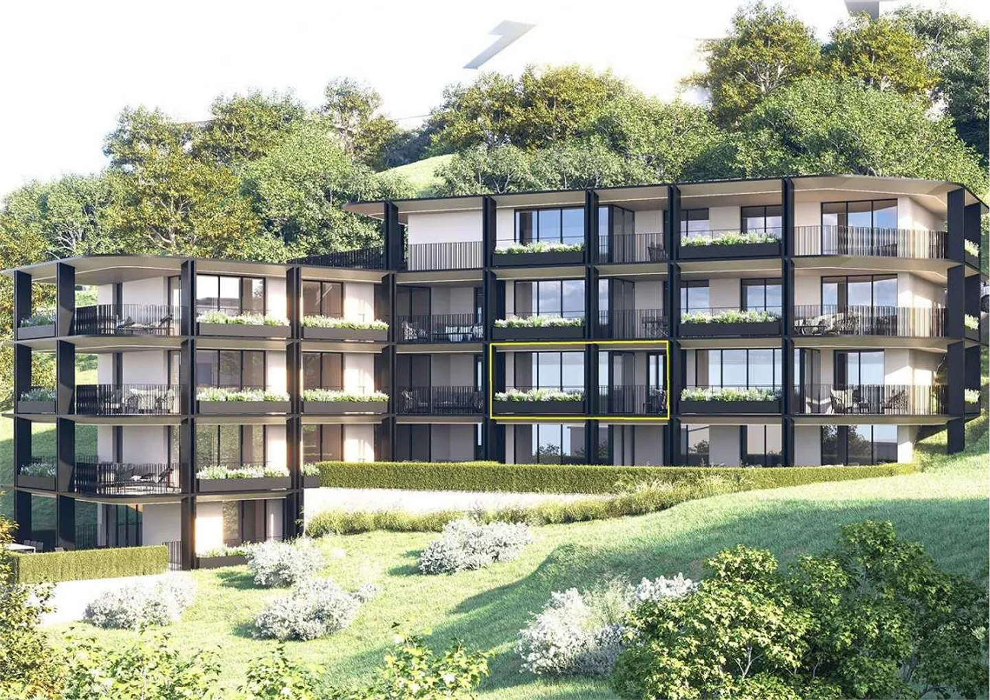 Neue Residenz Oasis - Elegantes 2.5-Zimmer-Wohnung mit 20 m² Terrasse - Foto 1 von 13