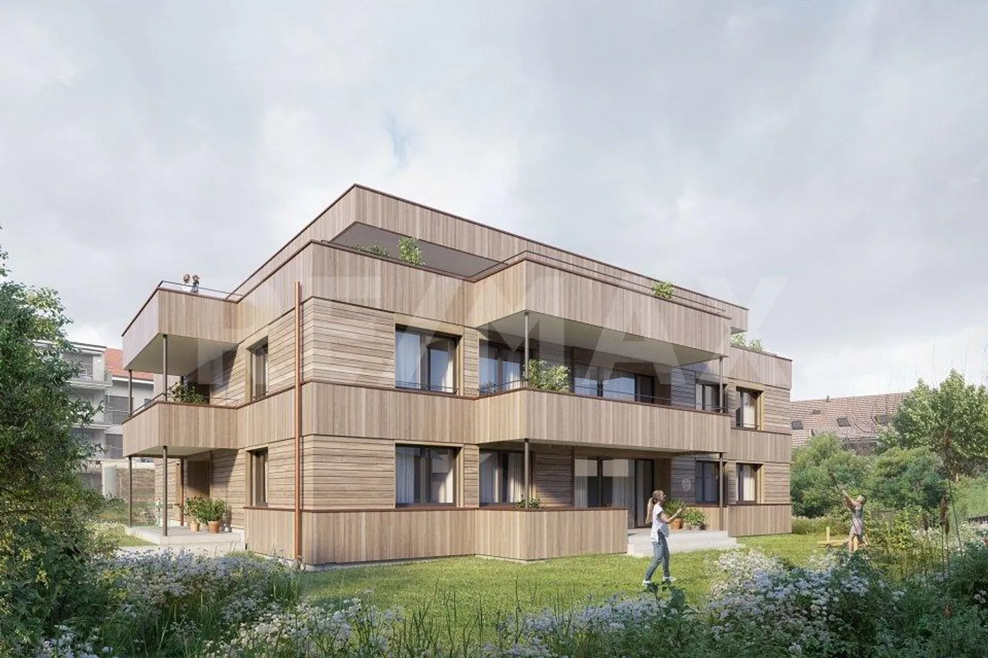 Two more 3½ ground floor apartments in exclusive new MFH. Sustainable fashion... - Photo 2 of 13