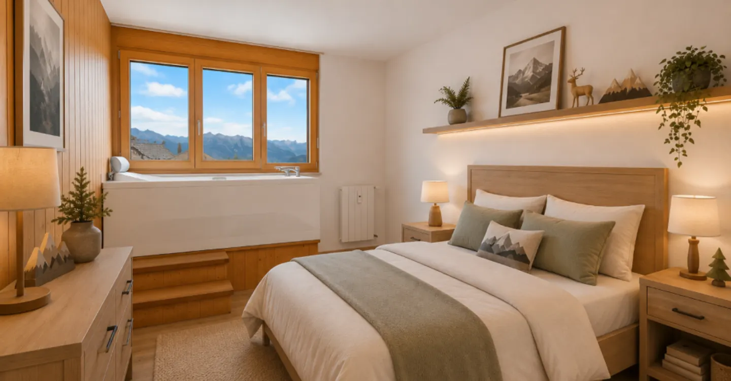 3,5-Zimmer-Wohnung im 5. und letzten Stock mit Parkplatz - Foto 5 von 12