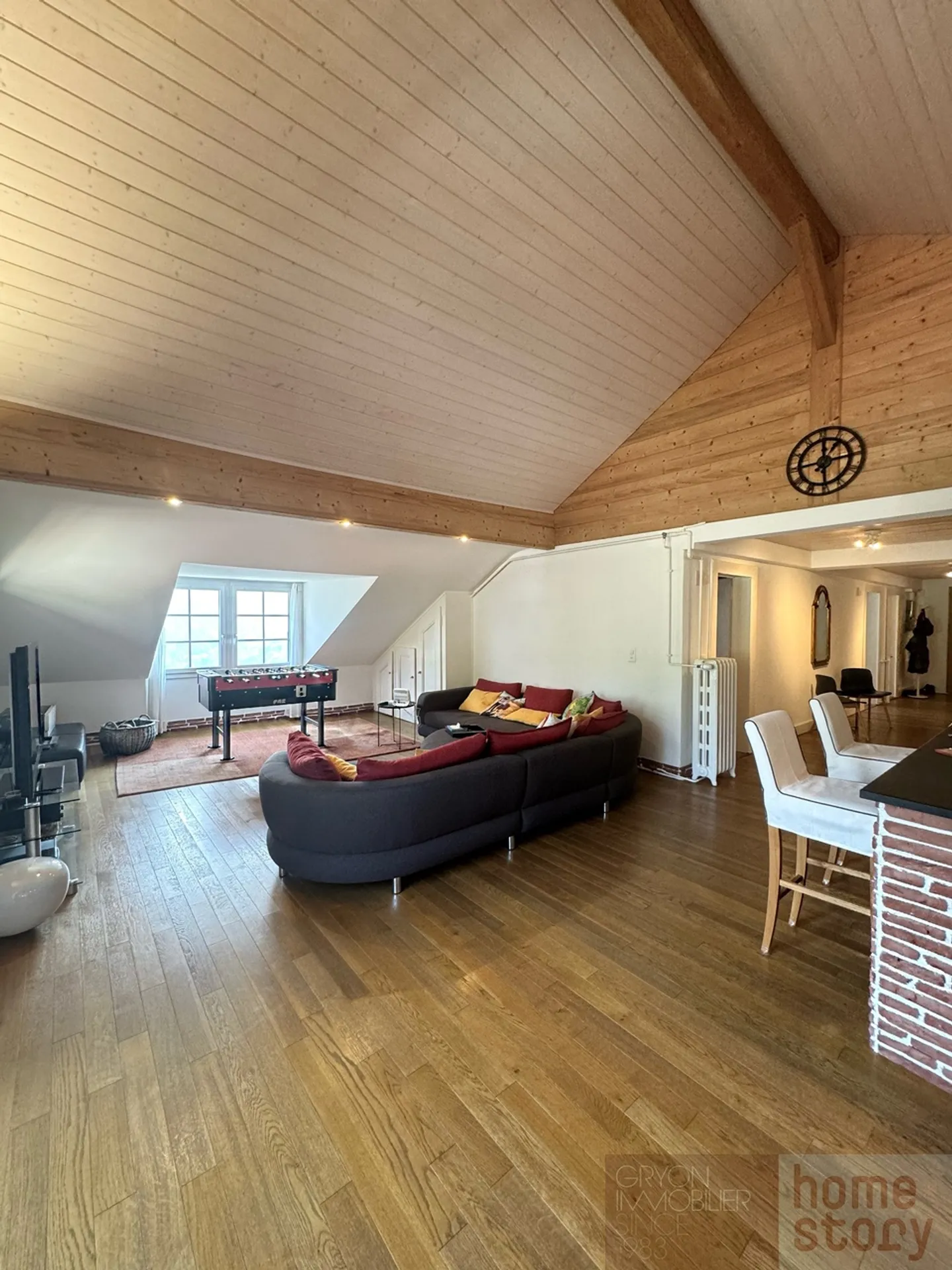 Appartement sous le toit à Gryon avec balcon et vue sur les Alpes - Photo 3 sur 20