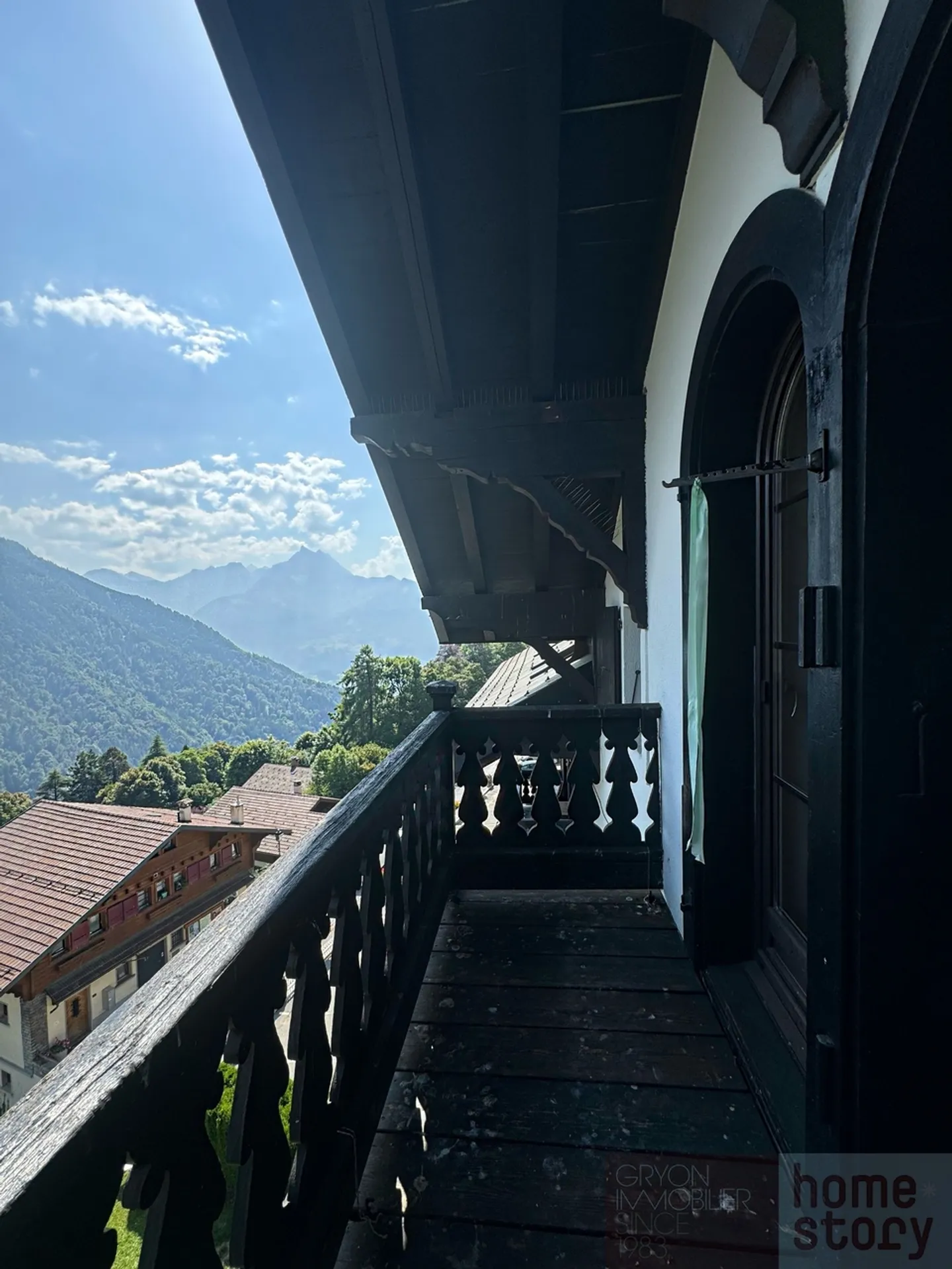 Appartement sous le toit à Gryon avec balcon et vue sur les Alpes - Photo 6 sur 20