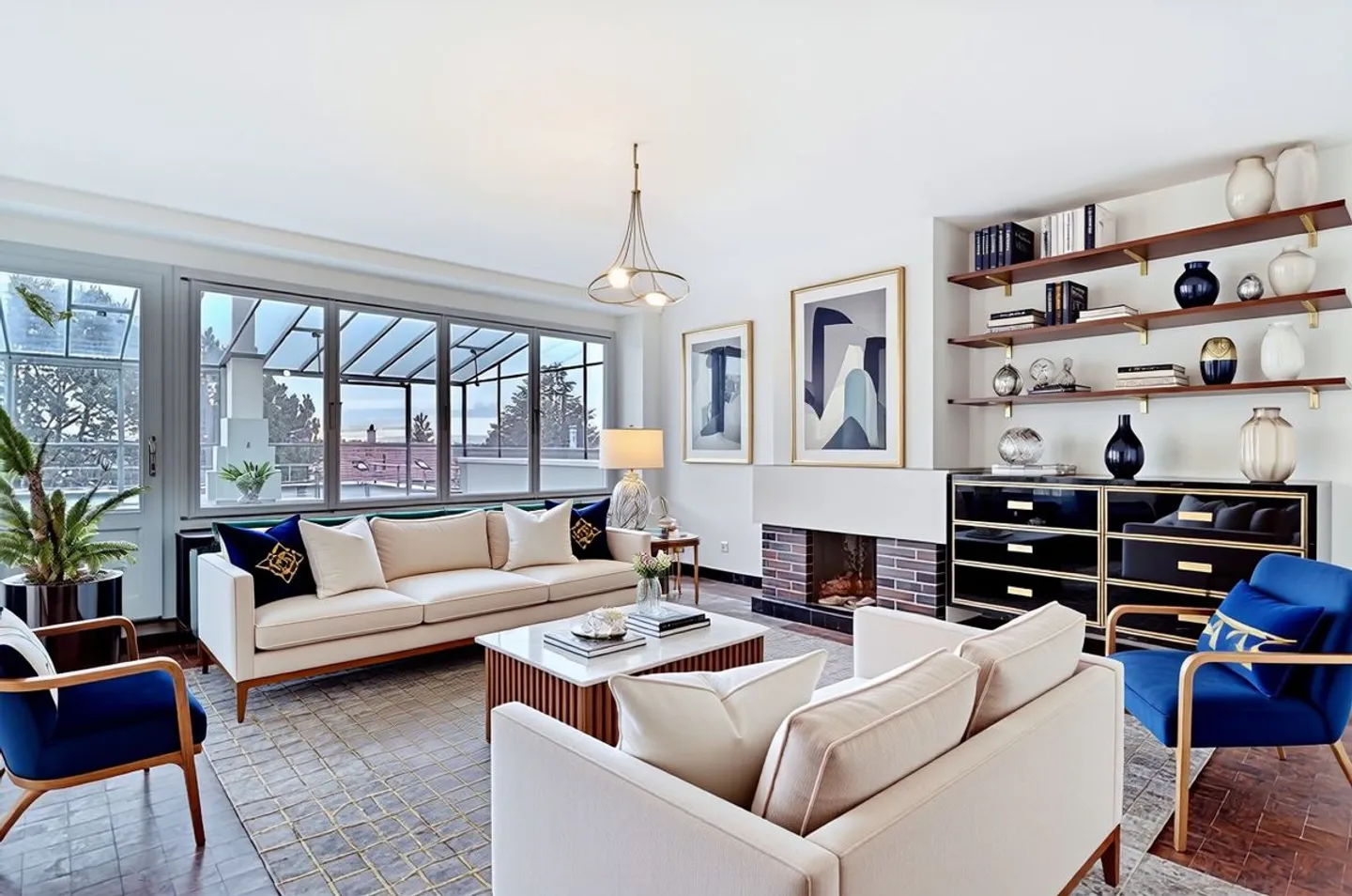 Exceptionnel! Dans une villa d'architecte construite en 1930, grand appartement de 6,5 pièces, entièrement rénové en 2025, grand jardin, situation très calme. - Photo 1 sur 4