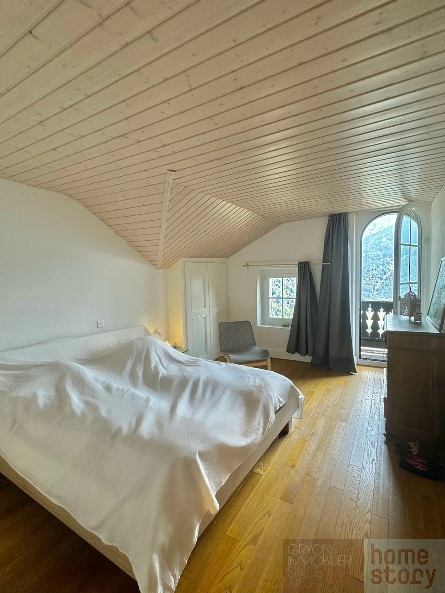 Appartement sous le toit à Gryon avec balcon et vue sur les Alpes - Photo 11 sur 20