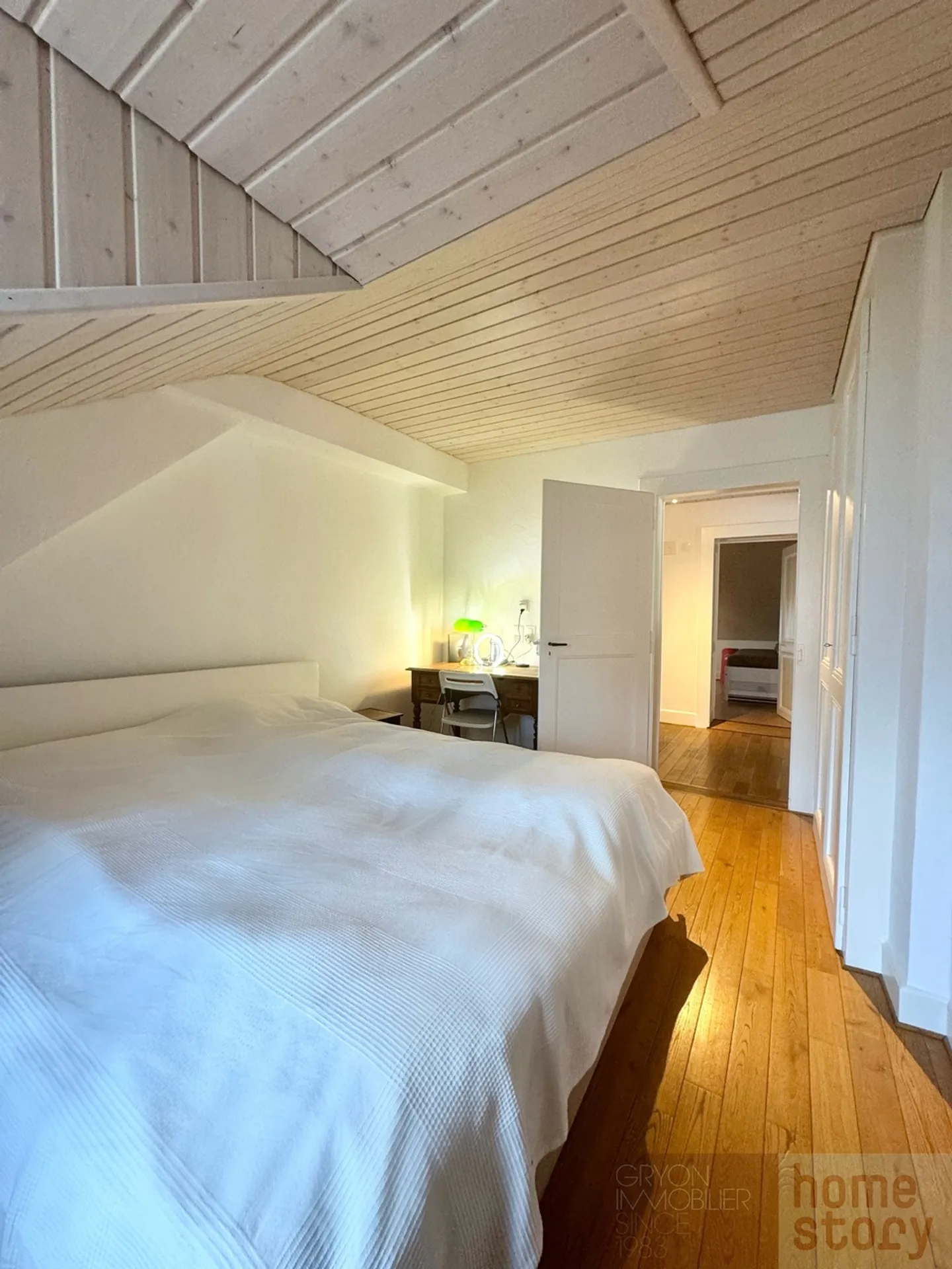 Appartement sous le toit à Gryon avec balcon et vue sur les Alpes - Photo 12 sur 20