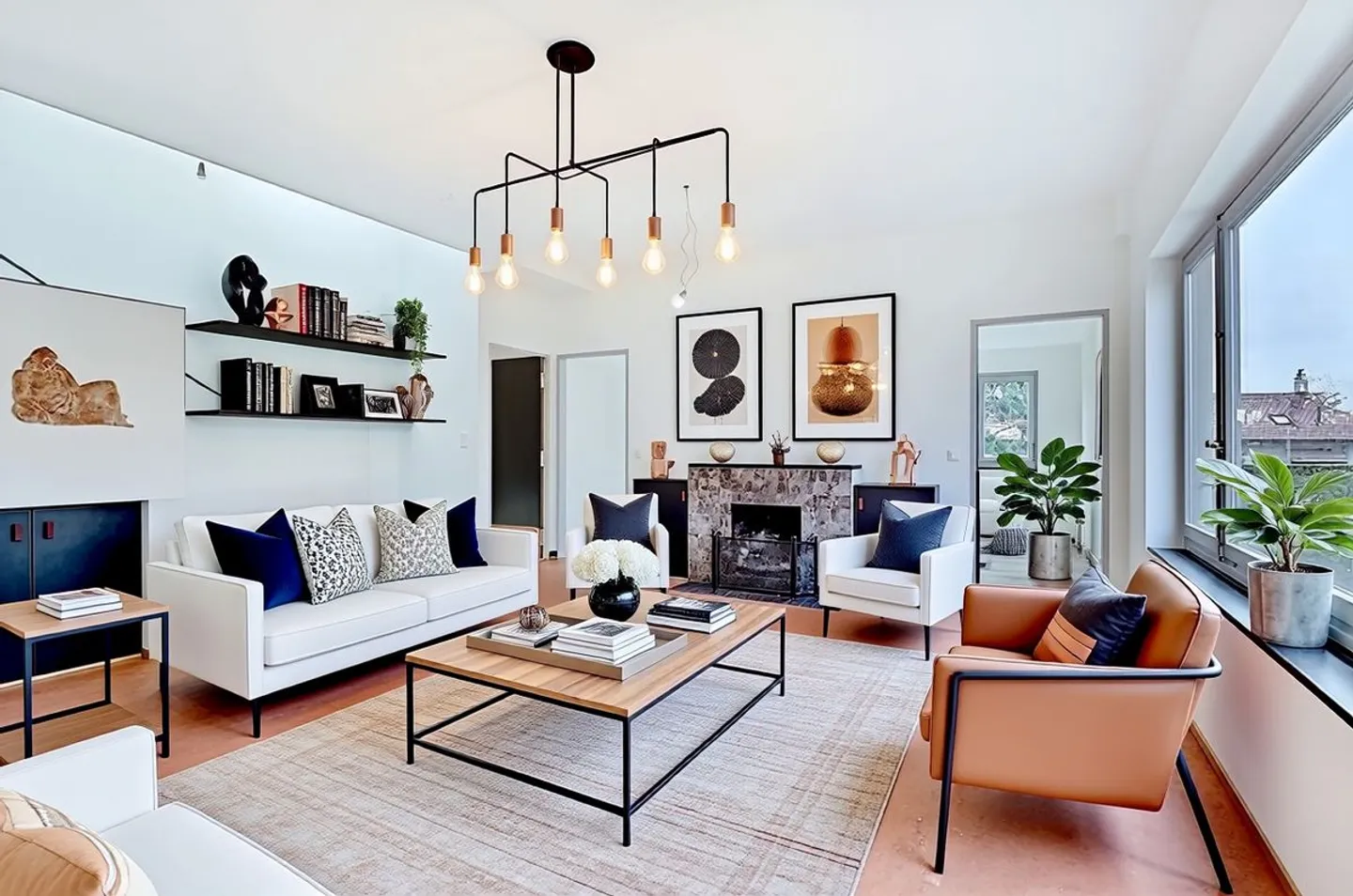 Exceptionnel! Dans une villa d'architecte construite en 1930, grand appartement de 6,5 pièces, entièrement rénové en 2025, grand jardin, situation très calme. - Photo 2 sur 4