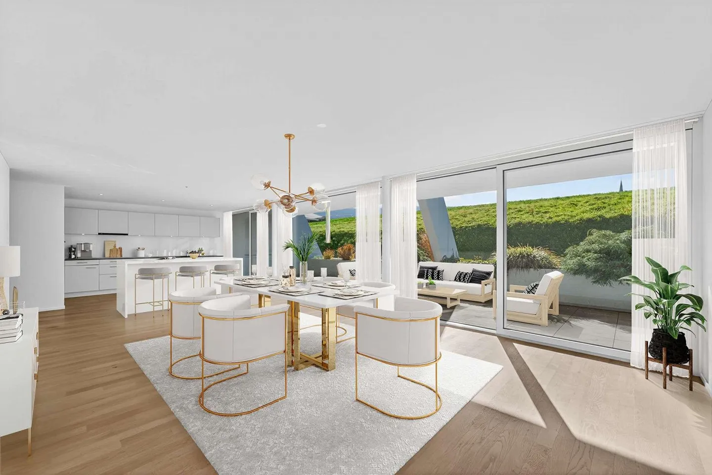 Appartamento moderno e luminoso di 4,5 stanze con grande terrazza - Foto 17 di 19